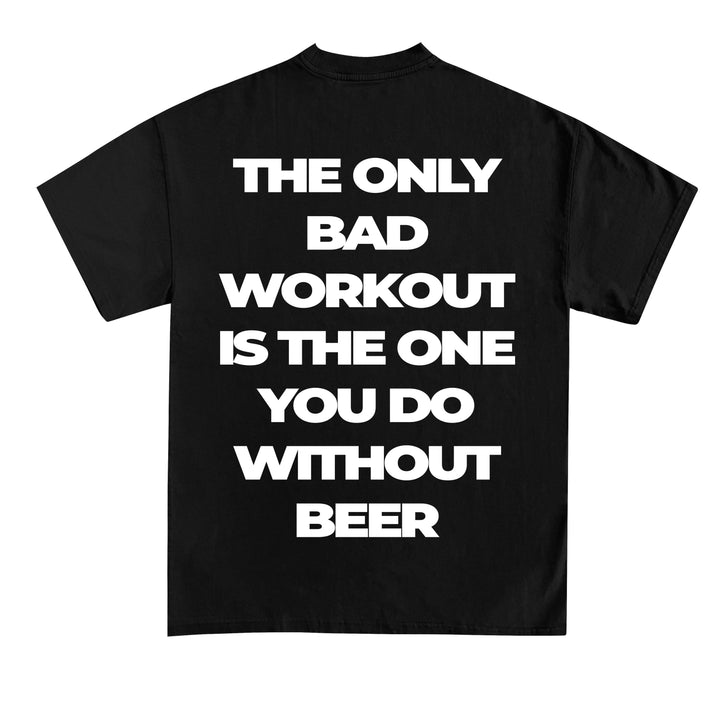Kun dårlig træning (backprint) shirt