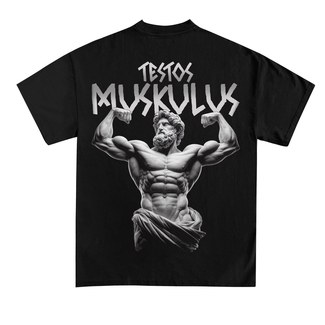 Testos Musculus (Backprint) shirt