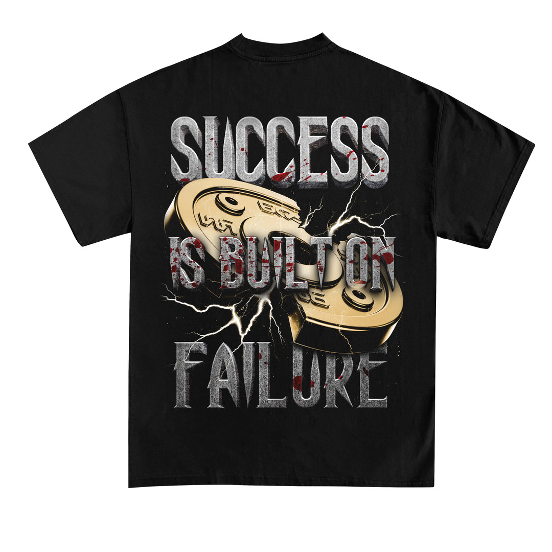 Succes er bygget på fiasko (backprint) shirt
