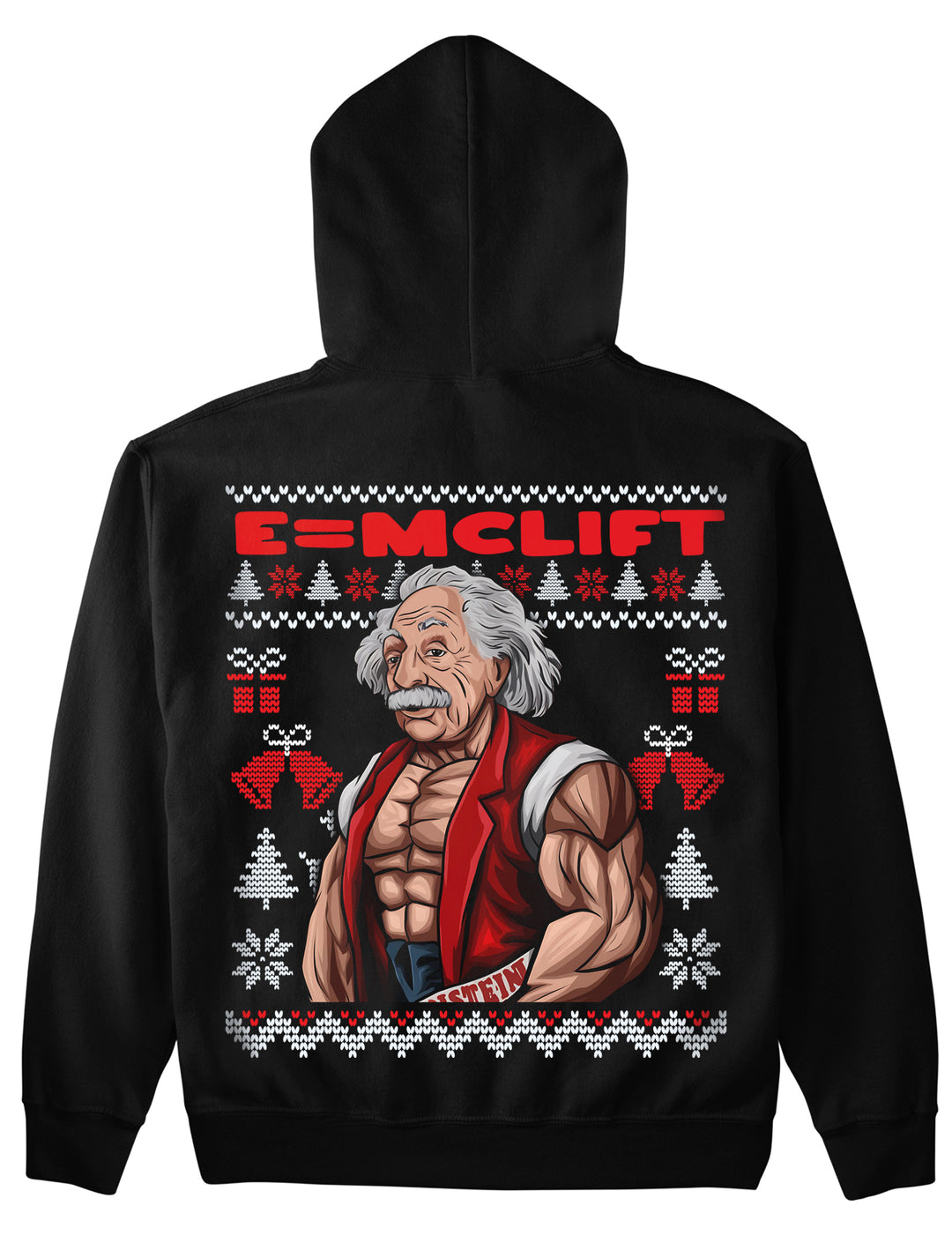 E = mclift (backprint) hættetrøje