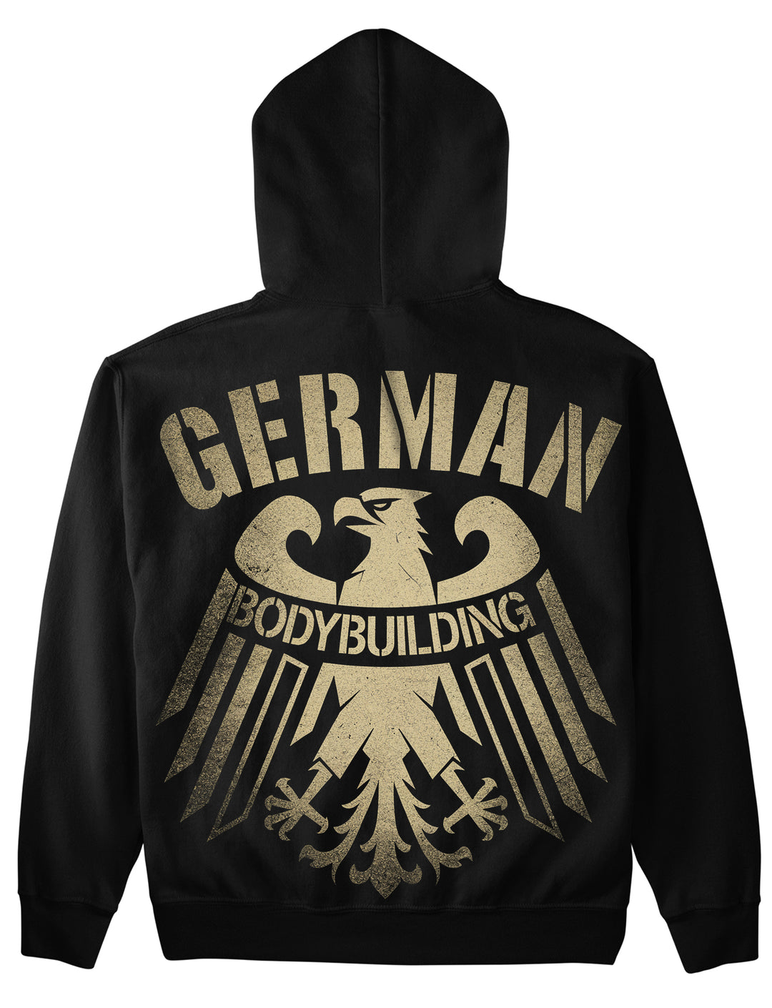 Tysk bodybuilding (backprint) hættetrøje