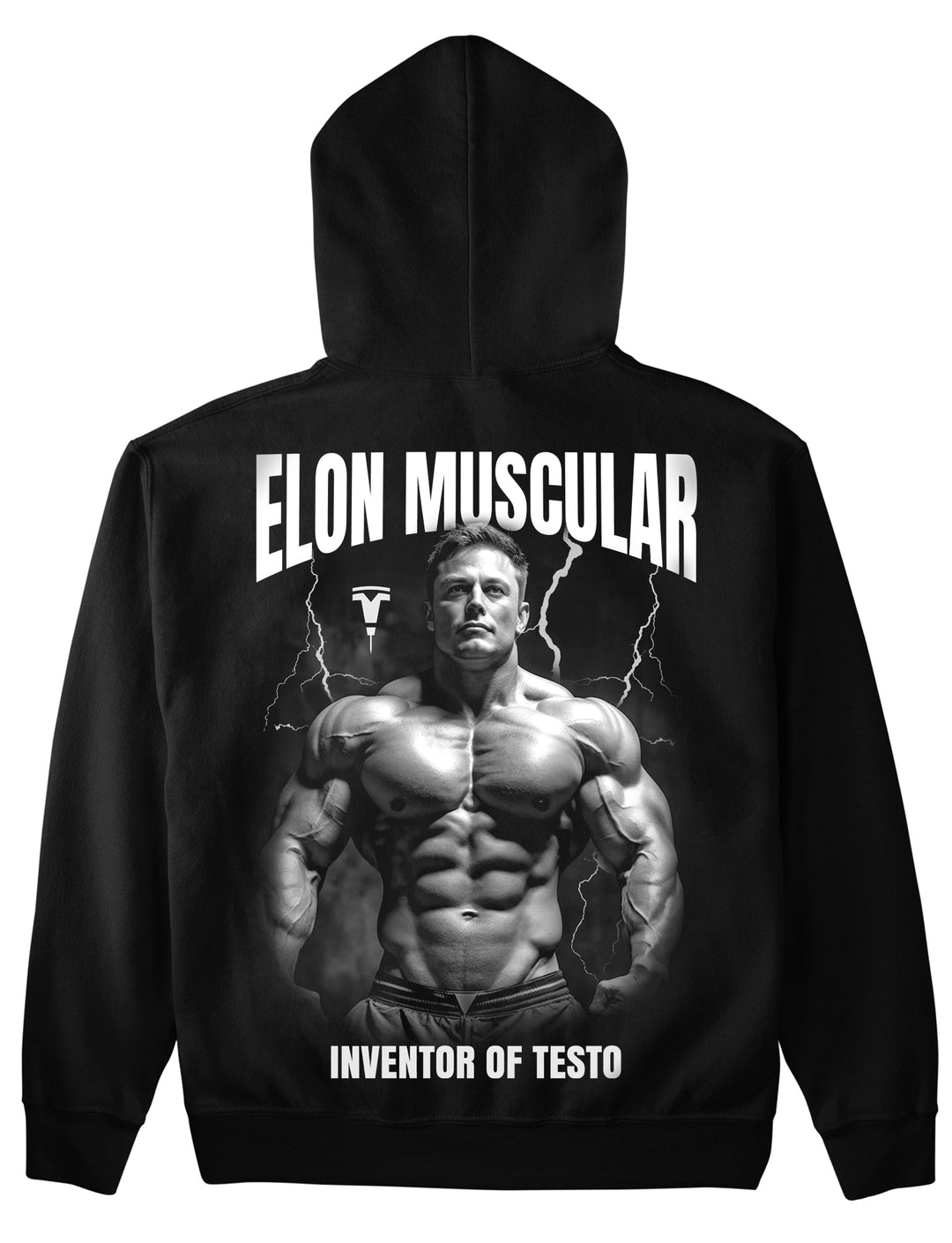 Elon muskuløs (backprint) hættetrøje