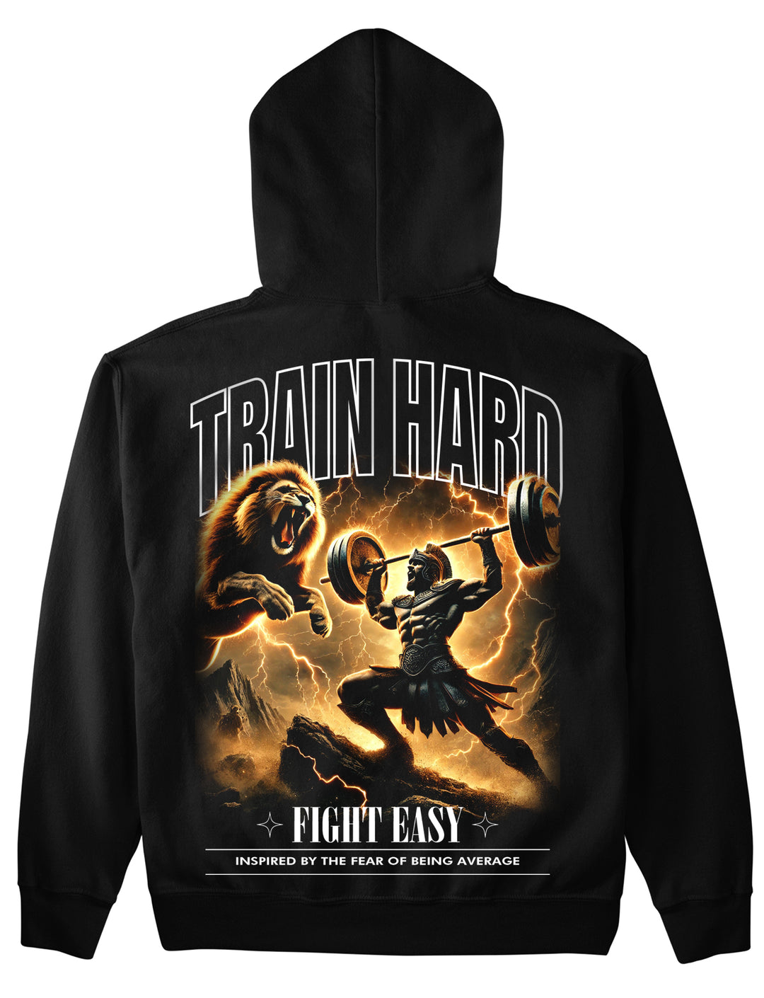 Tog hårdt (backprint) hættetrøje