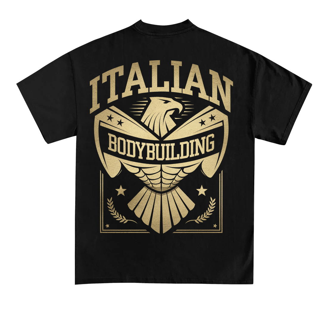 Italiensk bodybuilding-t-shirt