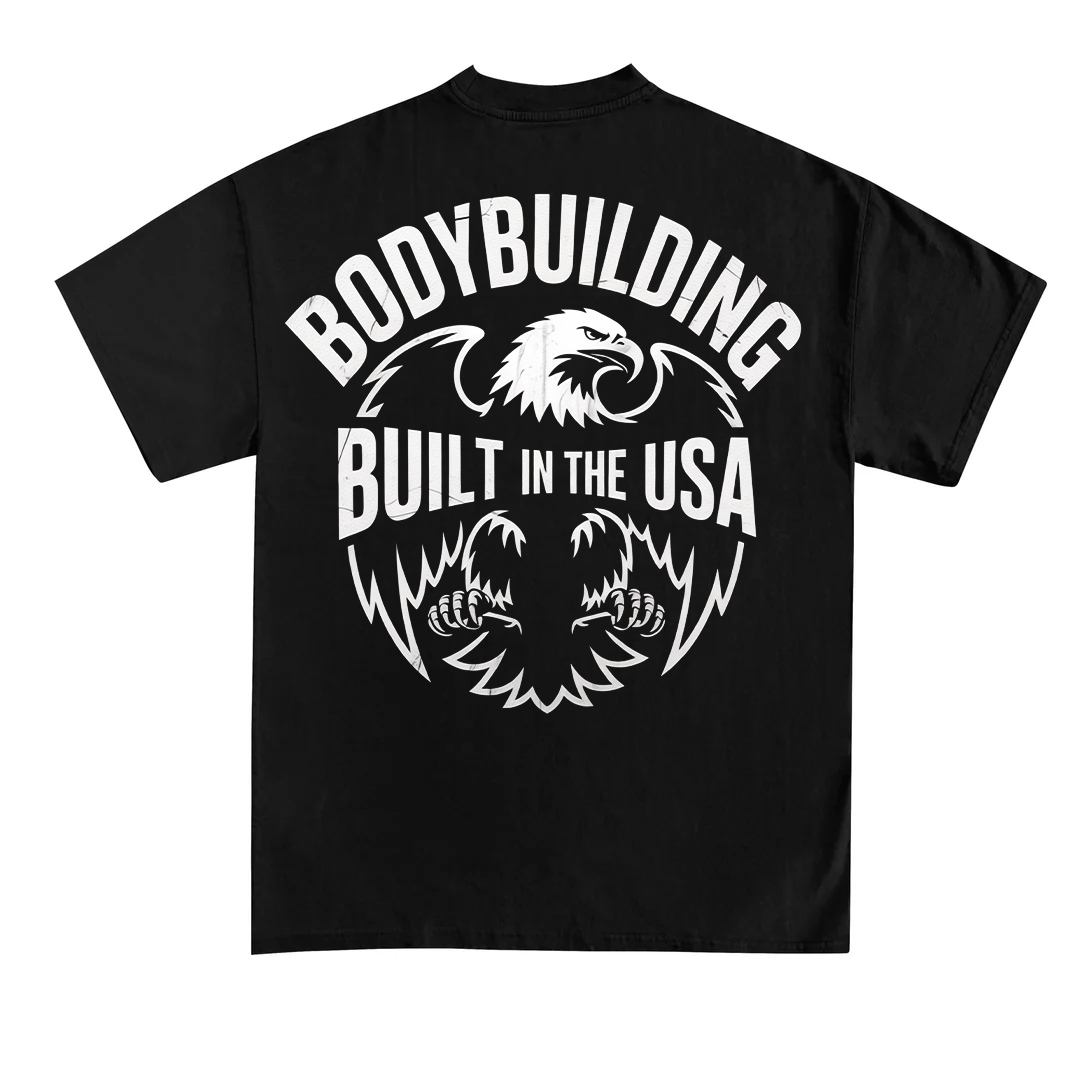 Bygget i USA (backprint) T-shirt