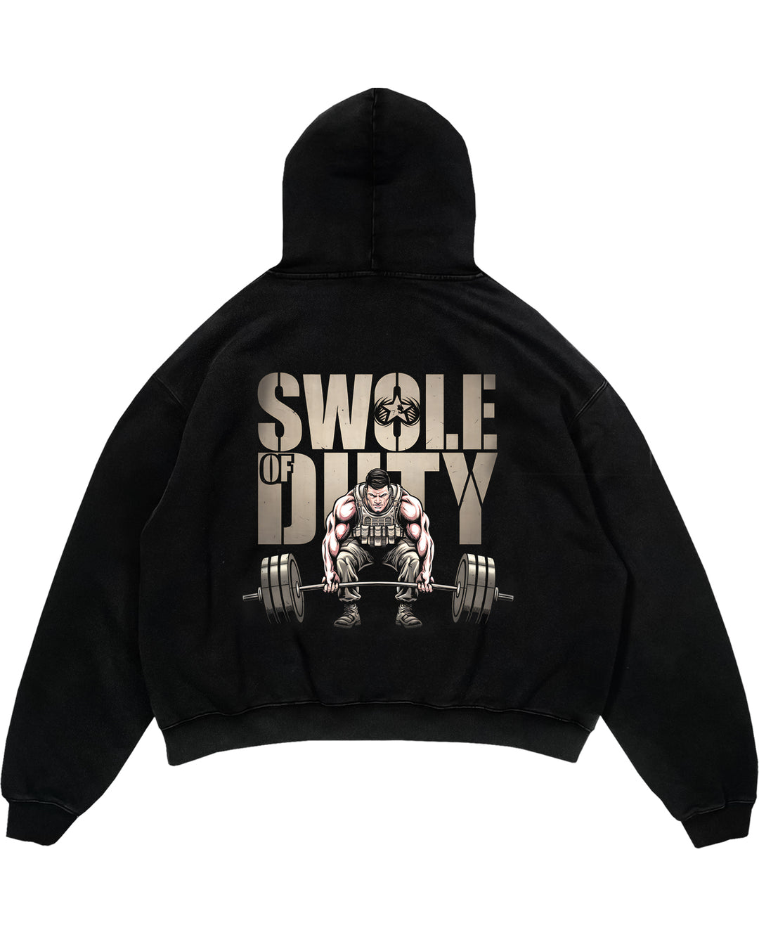Swole of Duty (V2) Oversized (Backprint) Hoodie