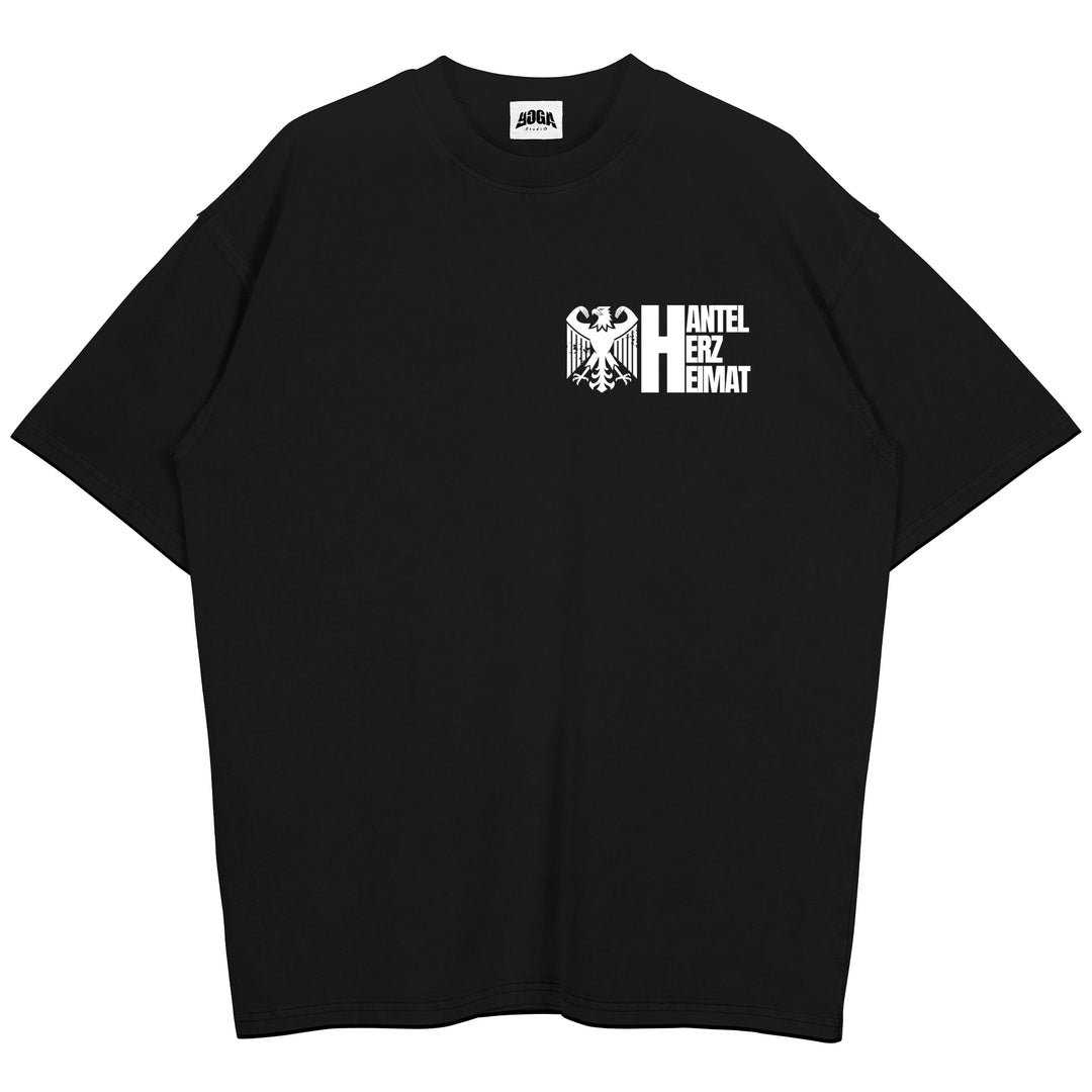 Håndvægt, hjerte, hjemland overdimensioneret skjorte