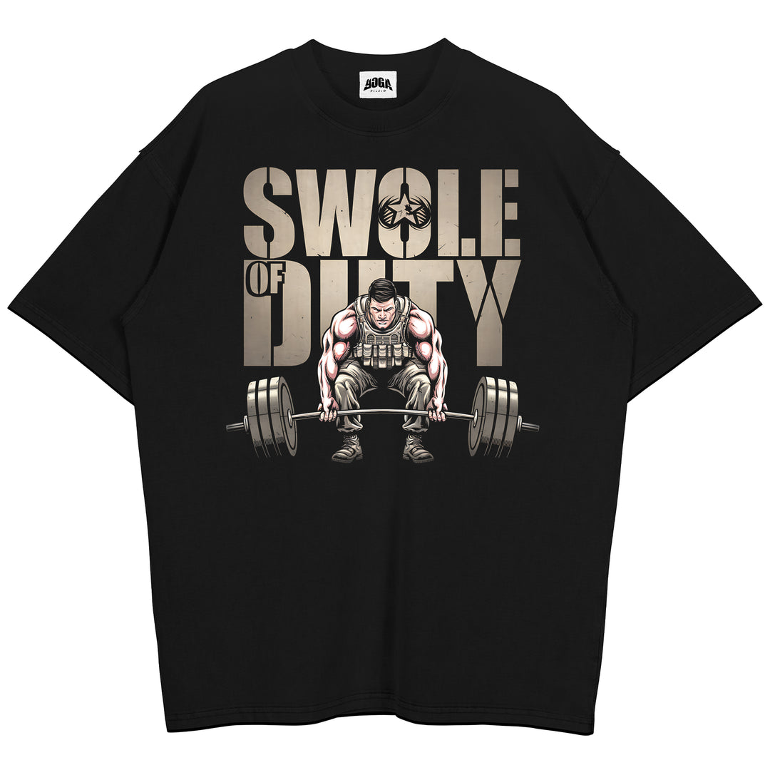 Swole of Duty (V2) overdimensioneret skjorte