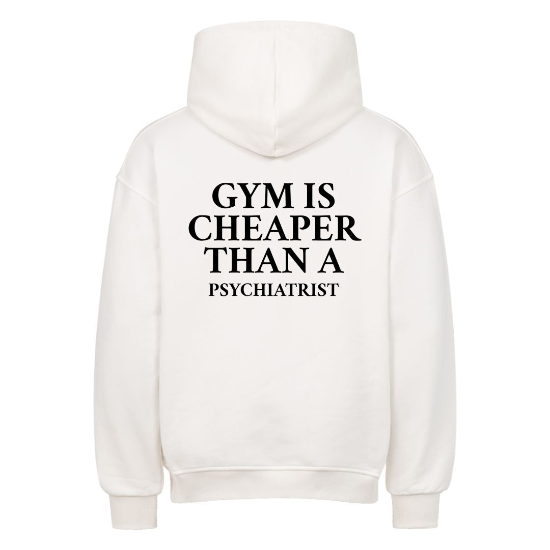 psykiater overdimensioneret (backprint) hættetrøje