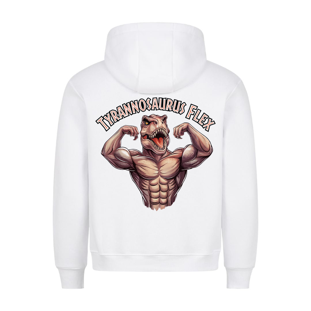 Tyrannosaurus flex (backprint) hættetrøje