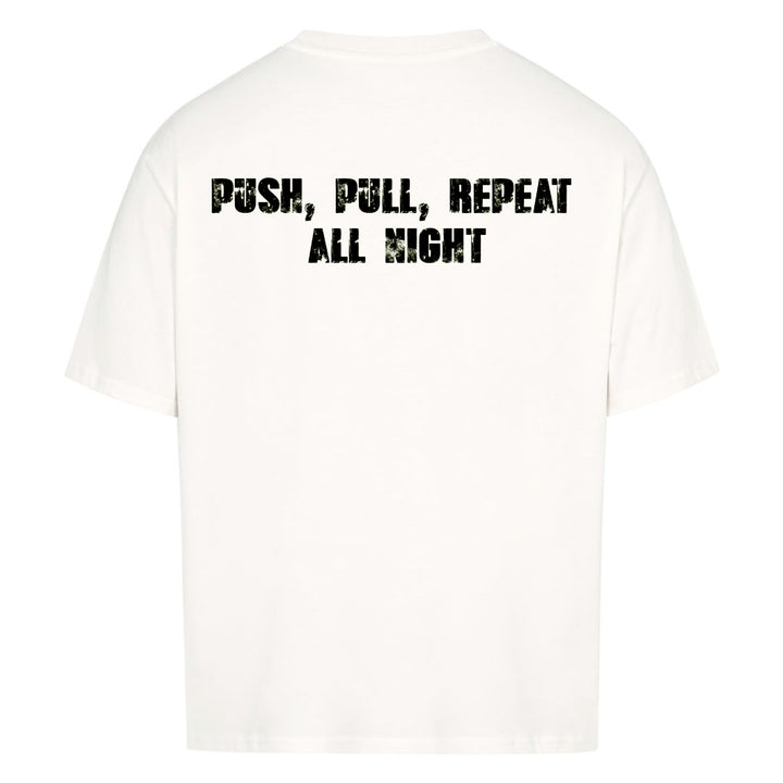 Push Pull Gentag overdimensioneret (backprint) shirt