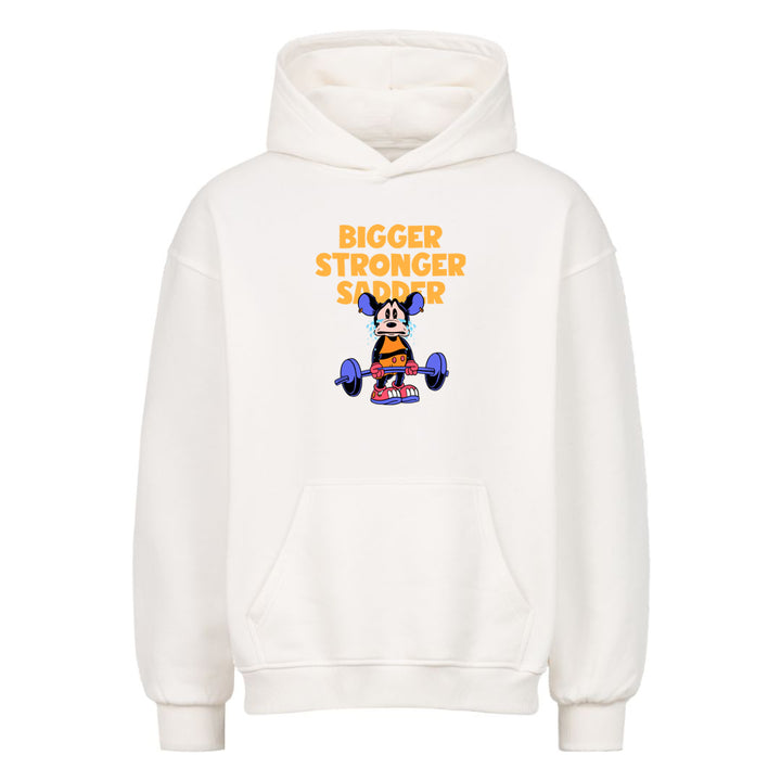 Groter, sterker, verdrietiger oversized hoodie
