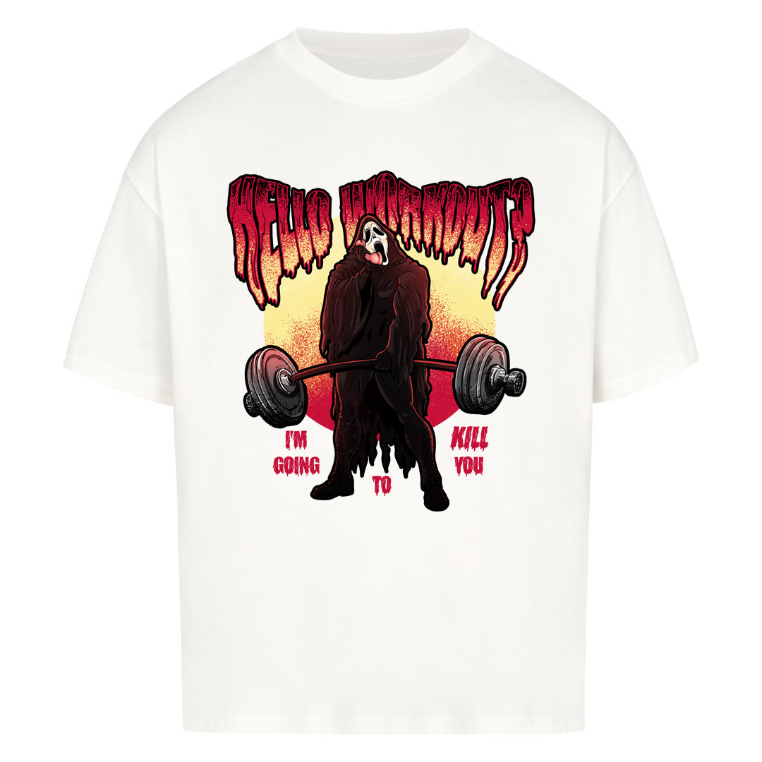 Hej træning overdimensioneret skjorte