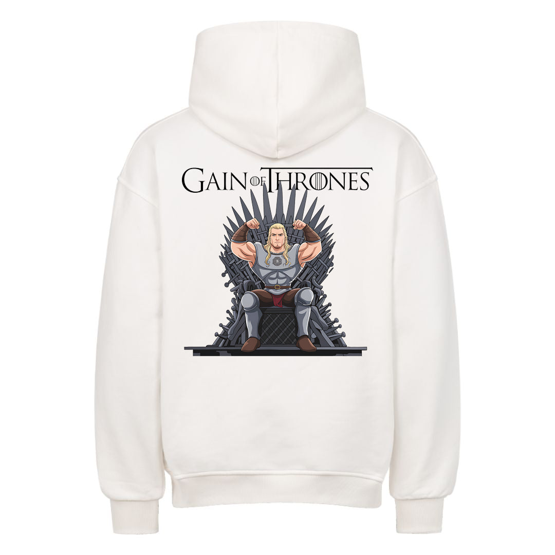Gain of Thrones store (backprint) hættetrøje