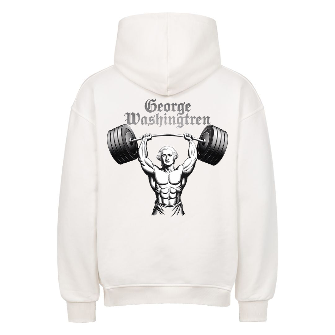 george Washington Oversized (Back Print) Hoodie