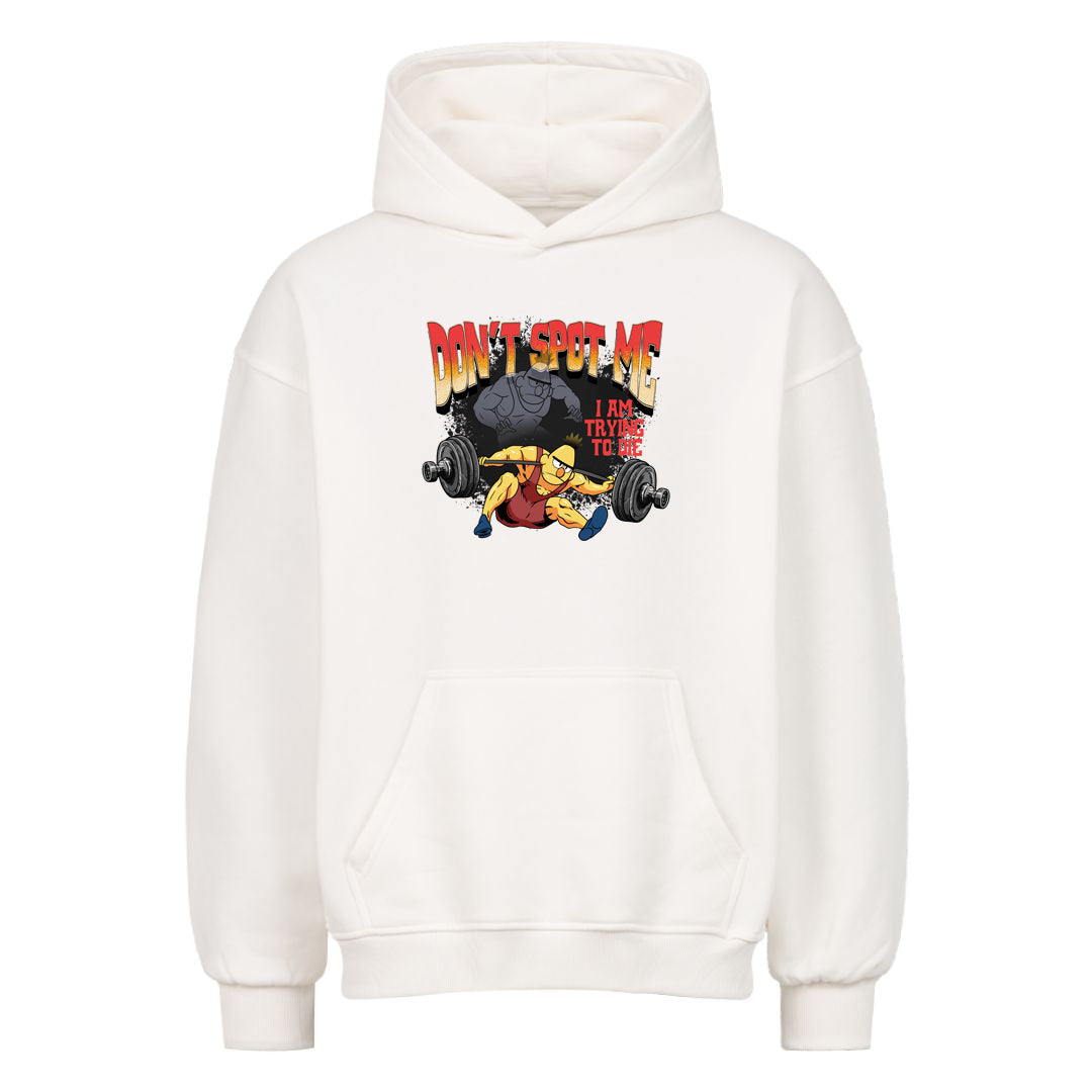 Spot mig ikke overdimensioneret hættetrøje