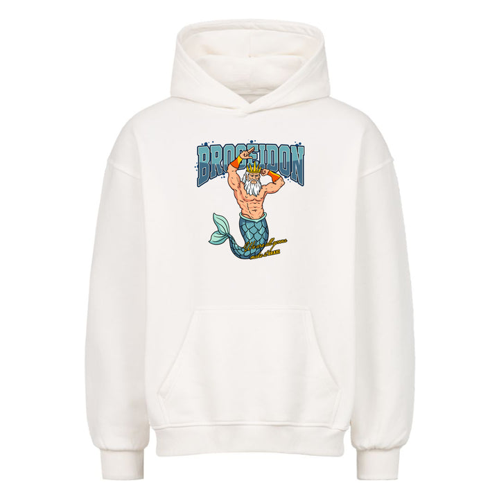 Broseidon overdimensioneret hættetrøje