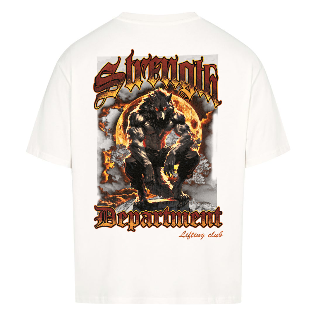 Styrke overdimensioneret (backprint) shirt