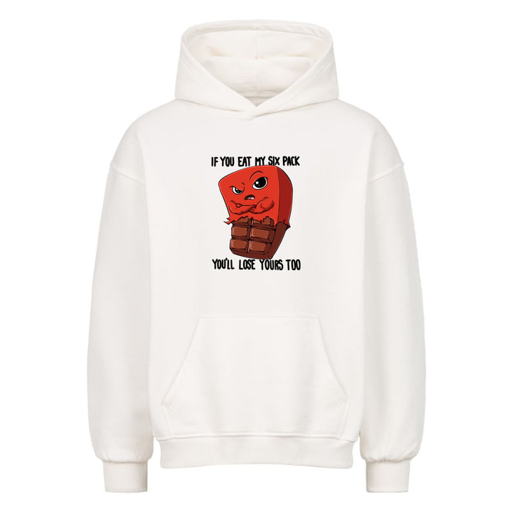 Eat my six pack Oversized Hoodie