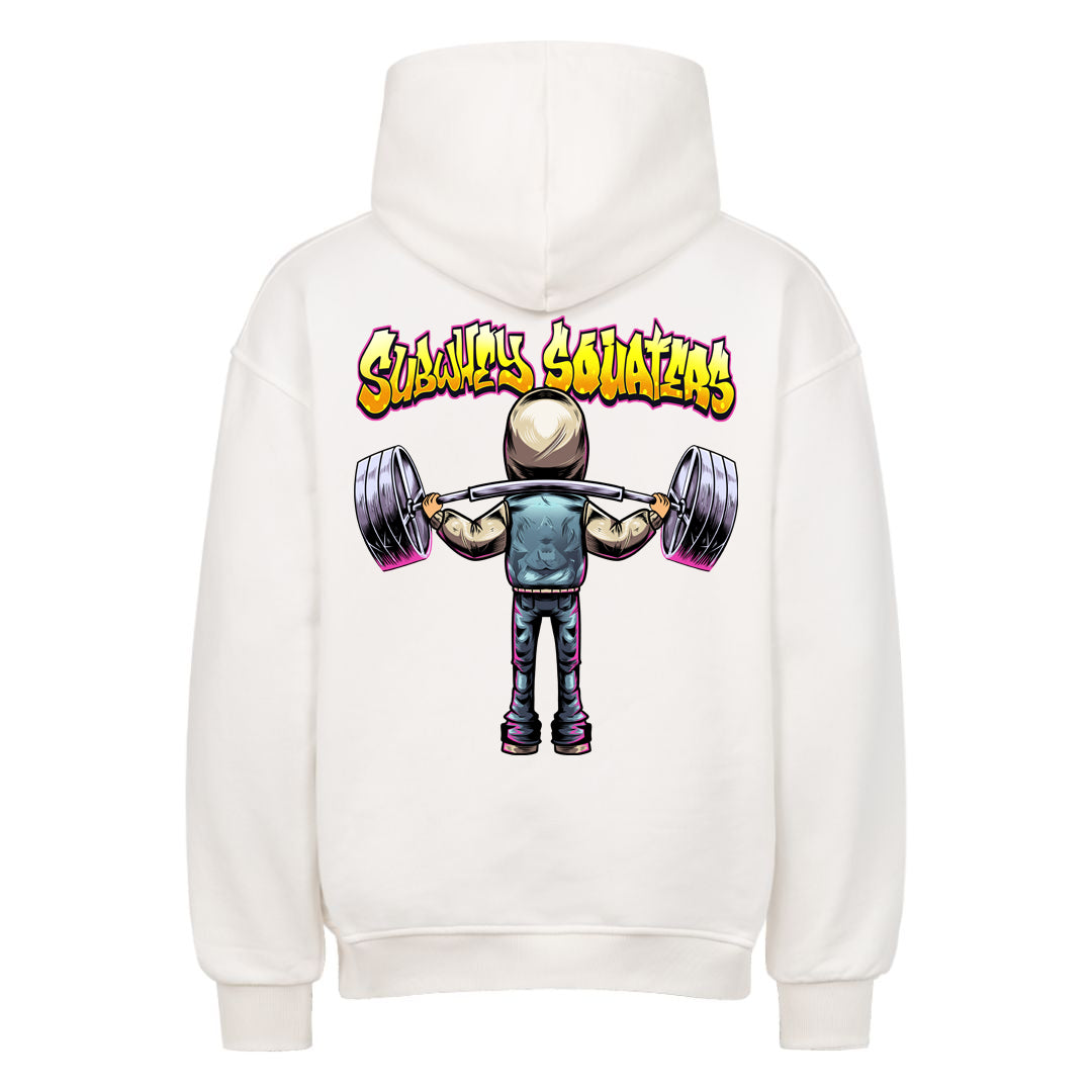 Subwhey Squaters (Backprint) Oversized Hoodie