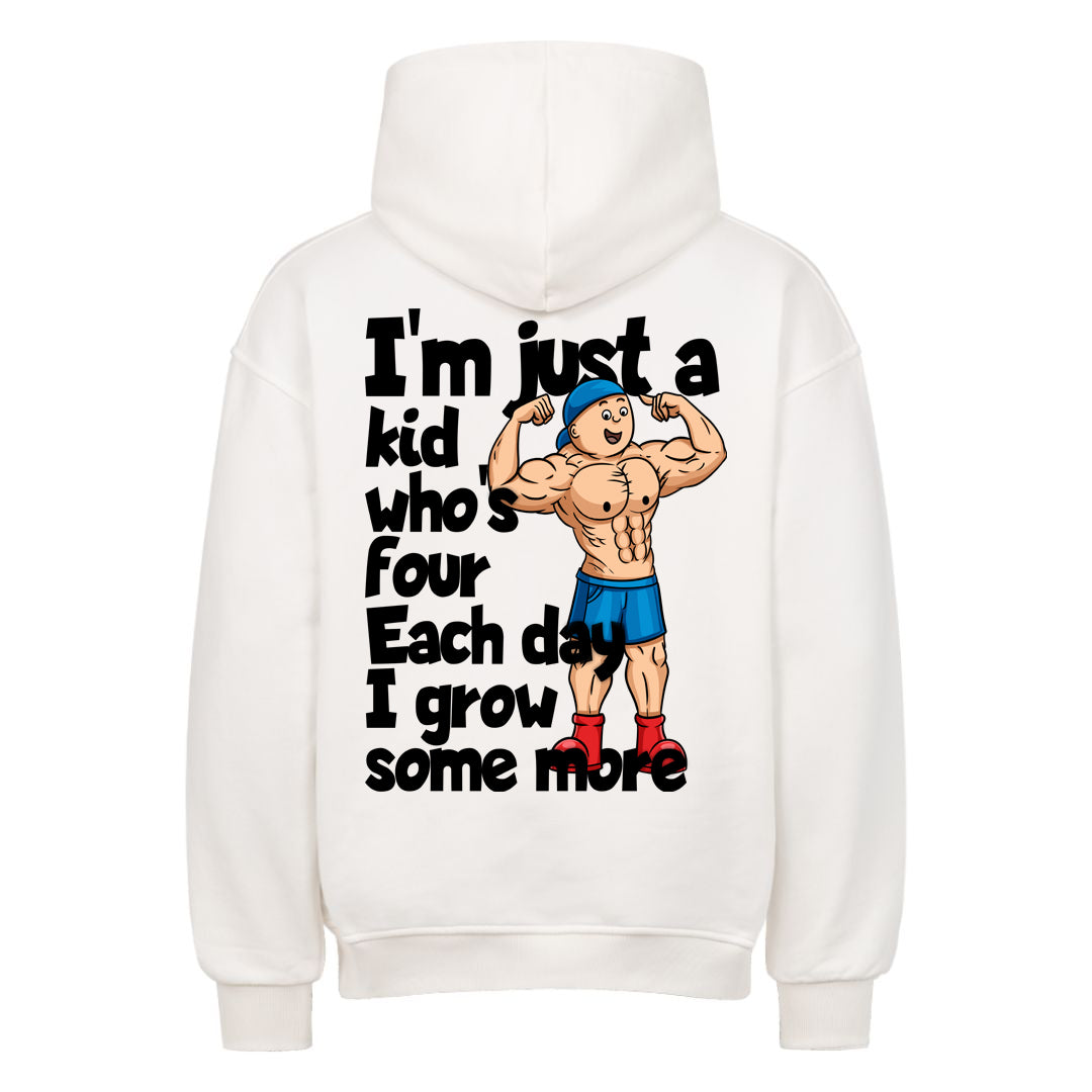 Just a kid Oversized Hoodie