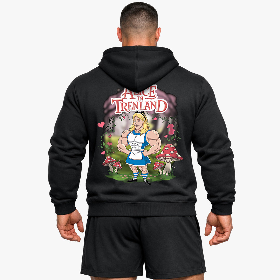 Alice i Trenland (backprint) hættetrøje