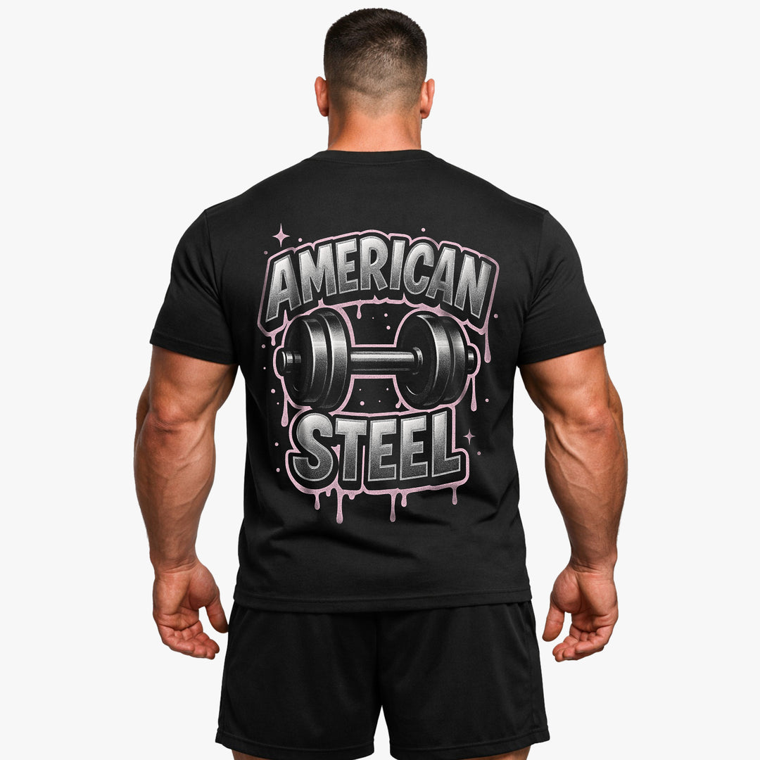 Amerikansk stål (backprint) T-shirt