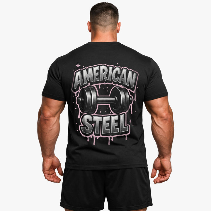 Amerikansk stål (backprint) T-shirt
