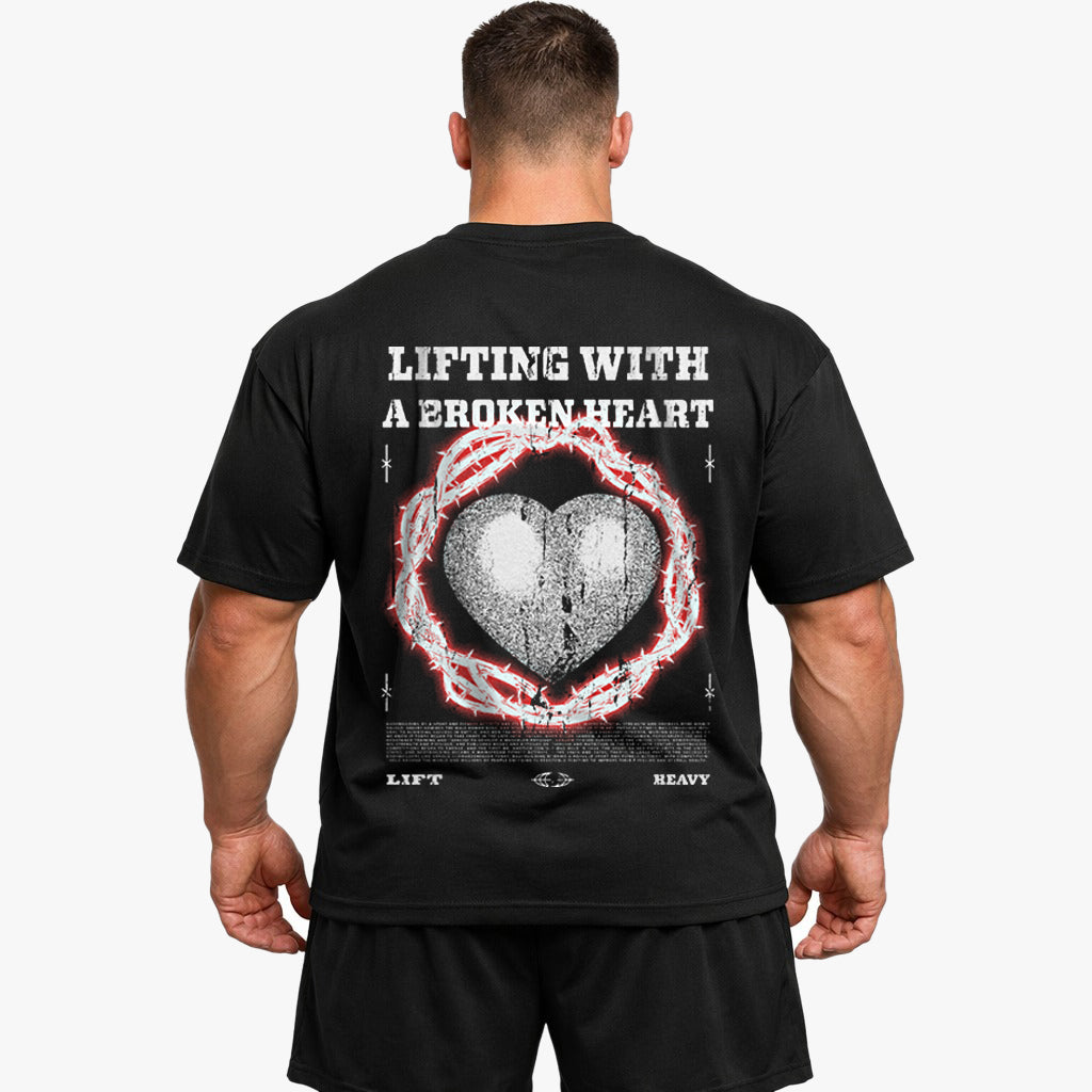 Broken heart (Backprint) Oversize Blast
