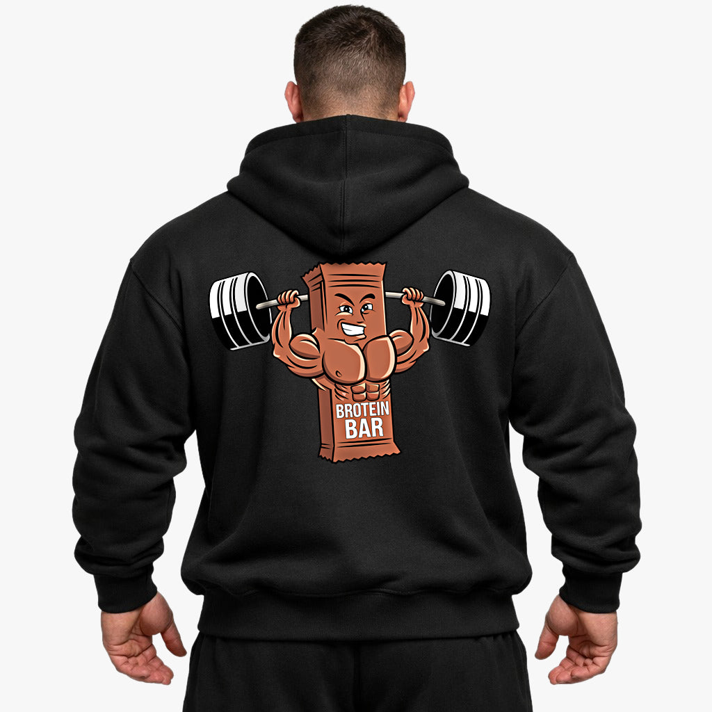 Proteinbar (V2) overdimensioneret (rygprint) hættetrøje