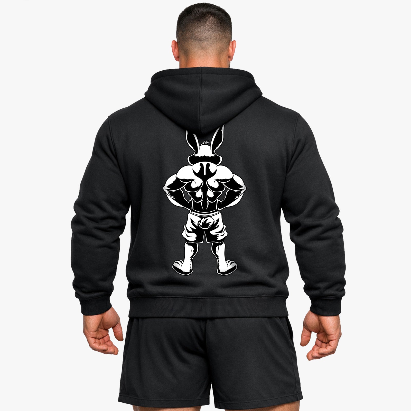 Bunny Flex B&W (Backprint) Hoodie