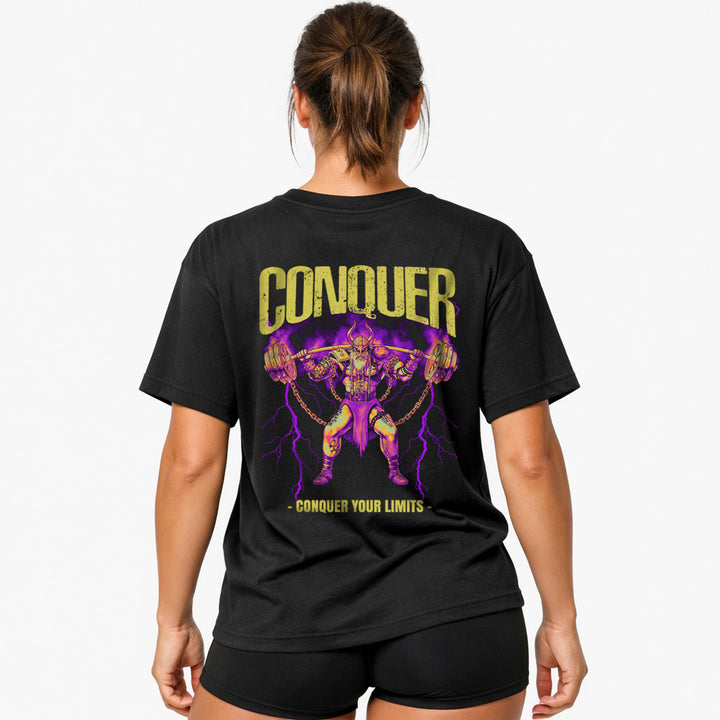 Conquer your limits (Backprint) Oversized Shirt