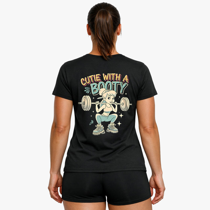Cutie med en booty (backprint) T-shirt