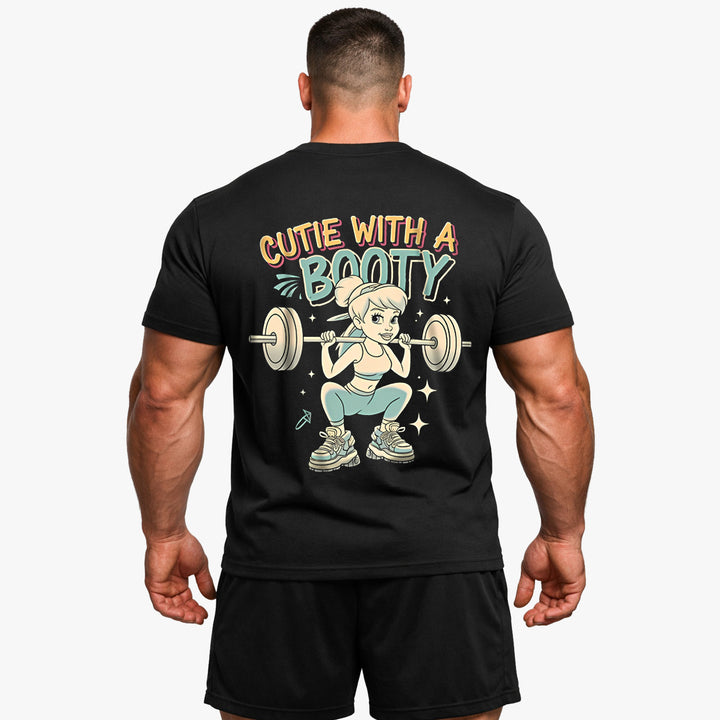 Cutie med en booty (backprint) T-shirt