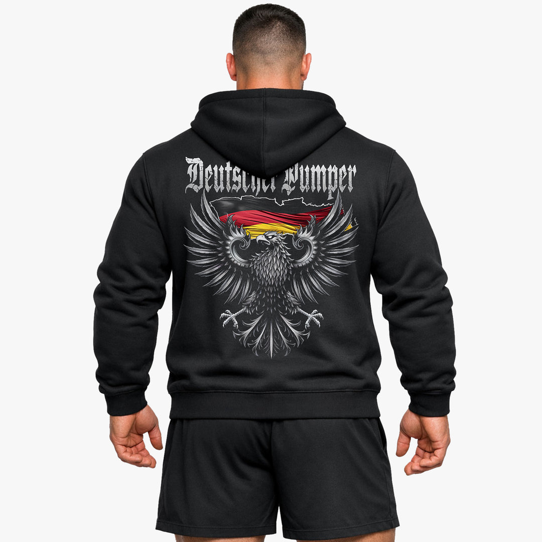 Tysk pumper (backprint) hættetrøje