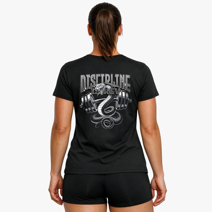 Disciplin er nøgle (backprint) shirt