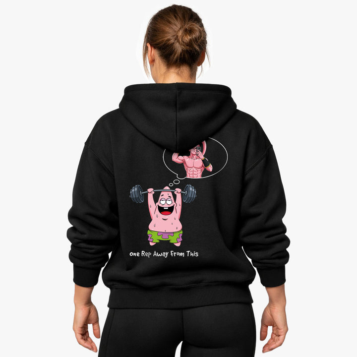 Faderland overdimensioneret (backprint) hættetrøje