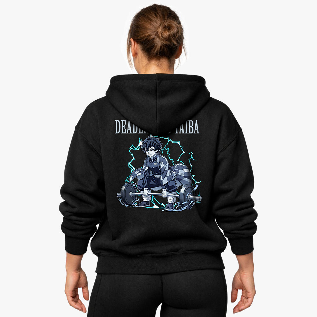 Faderland overdimensioneret (backprint) hættetrøje
