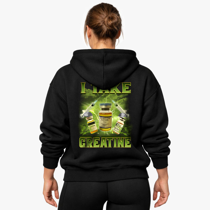 Faderland overdimensioneret (backprint) hættetrøje