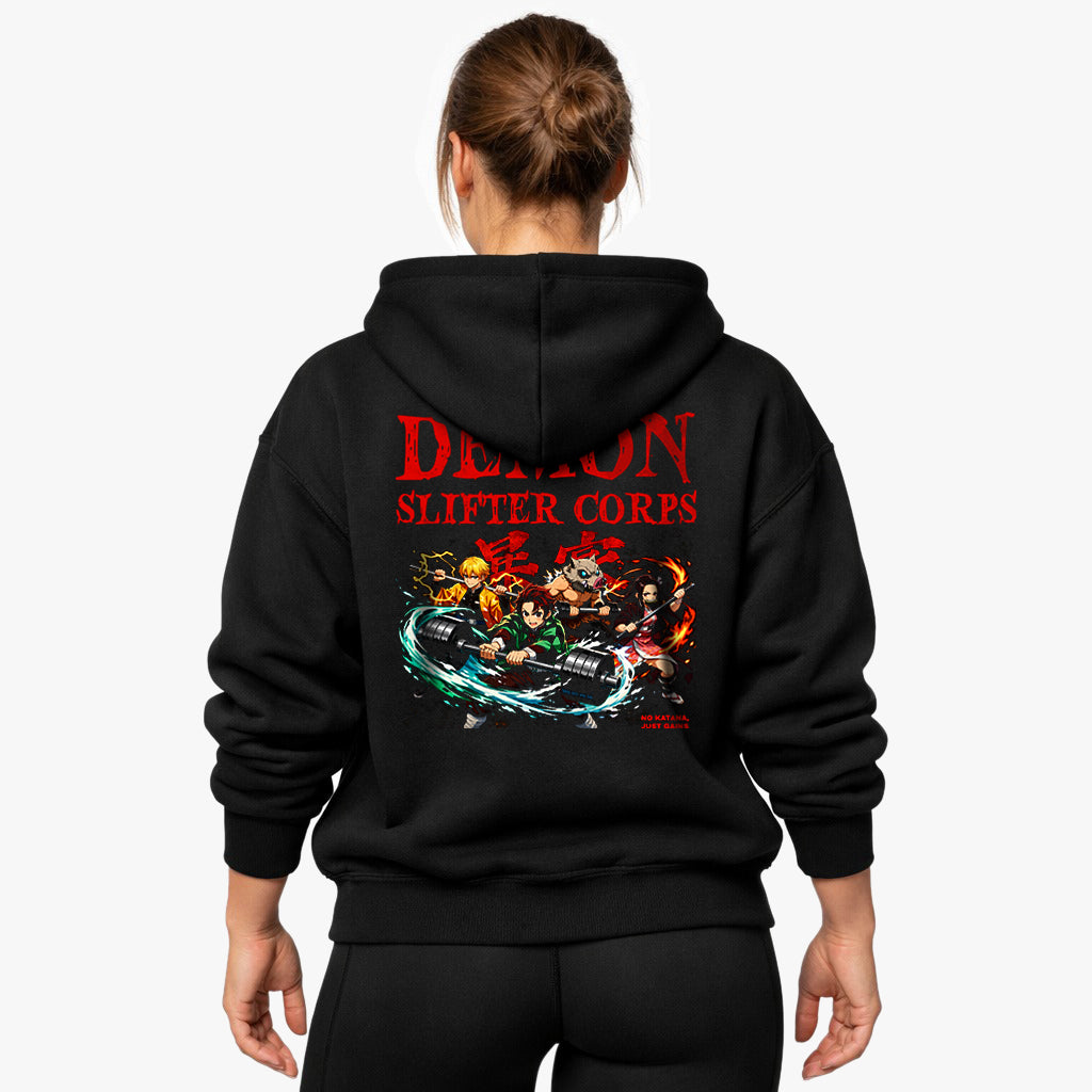 Faderland overdimensioneret (backprint) hættetrøje