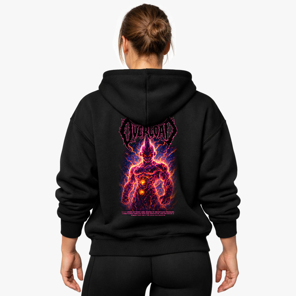 Faderland overdimensioneret (backprint) hættetrøje