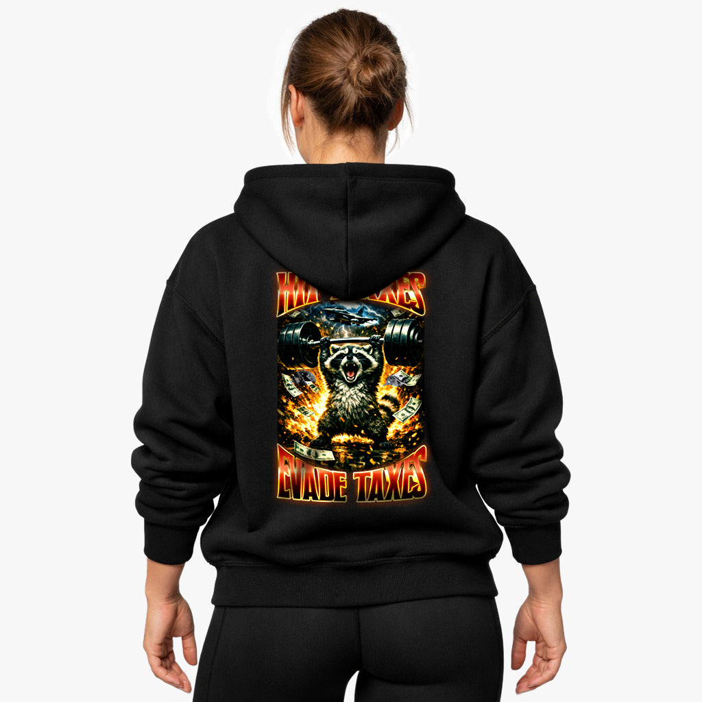 Faderland overdimensioneret (backprint) hættetrøje