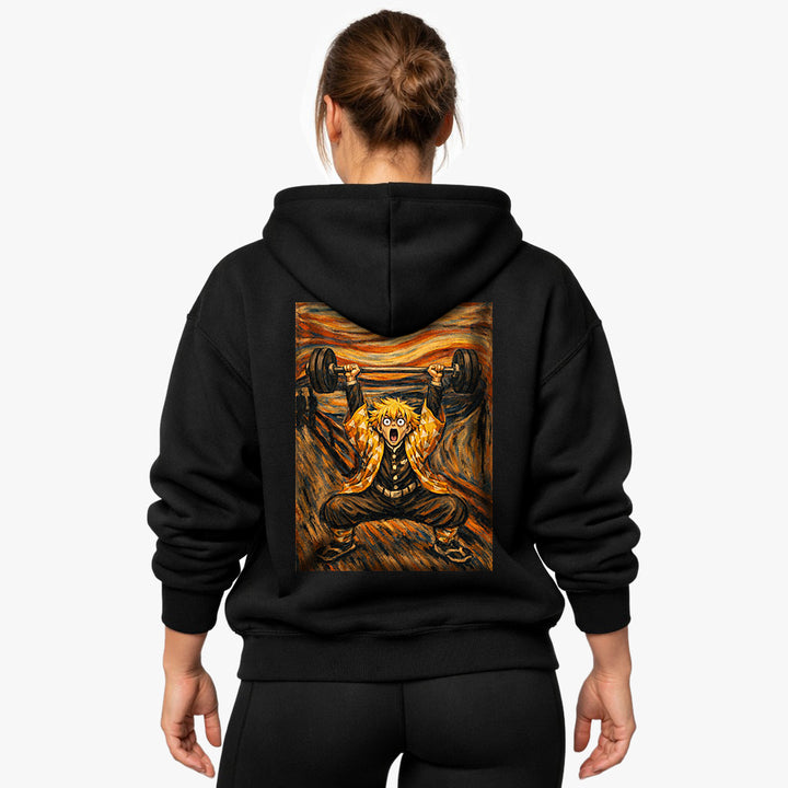 Faderland overdimensioneret (backprint) hættetrøje