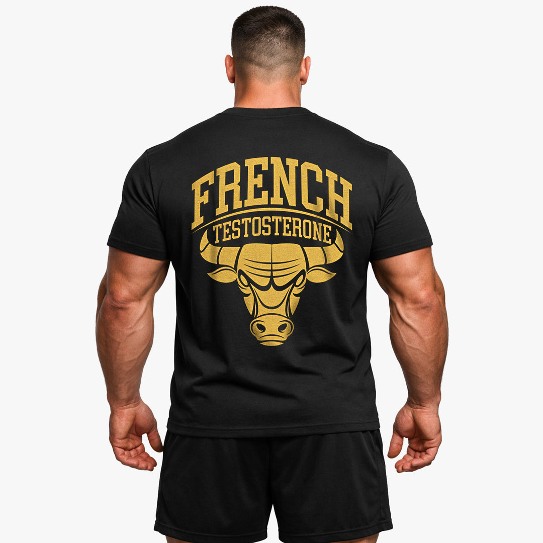 Fransk testosteron (backprint) T-shirt