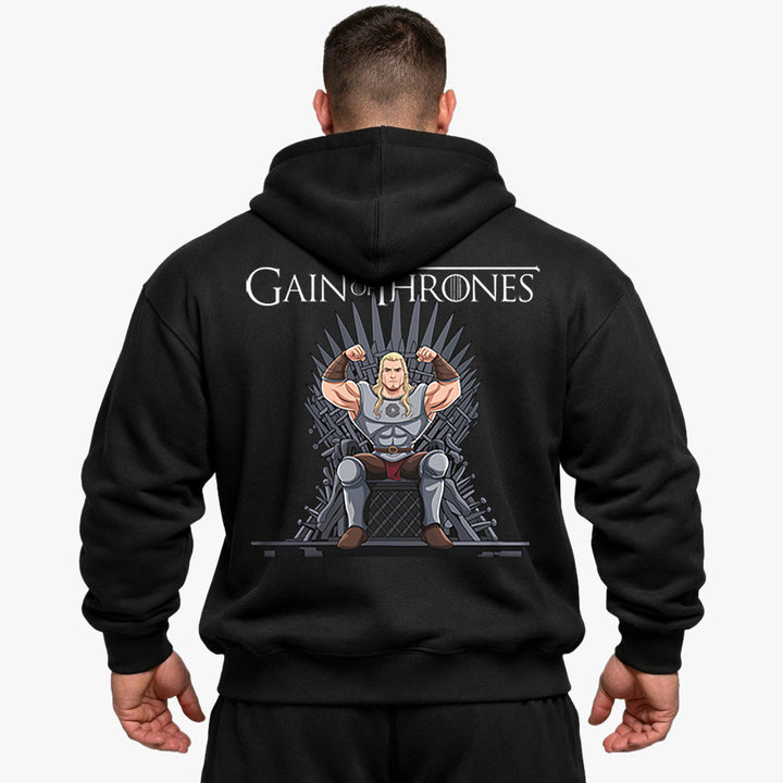 Gain of Thrones store (backprint) hættetrøje