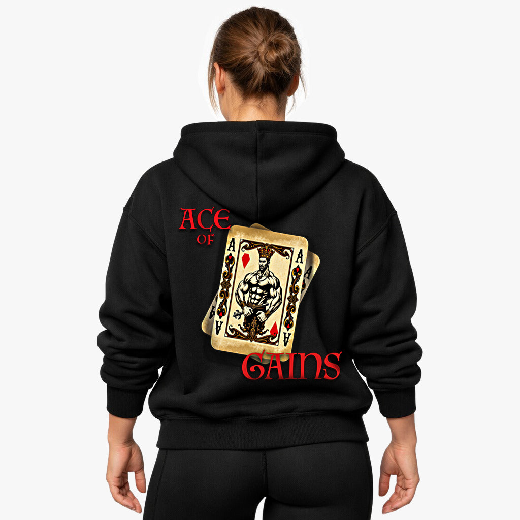 Gevinster store (backprint) hættetrøje
