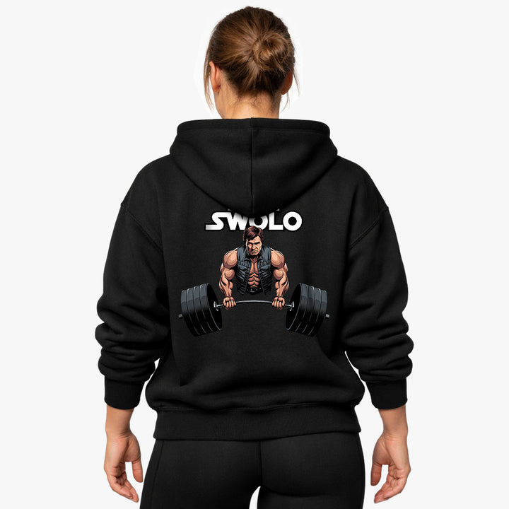Han Swolo (V2) store (backprint) hættetrøje