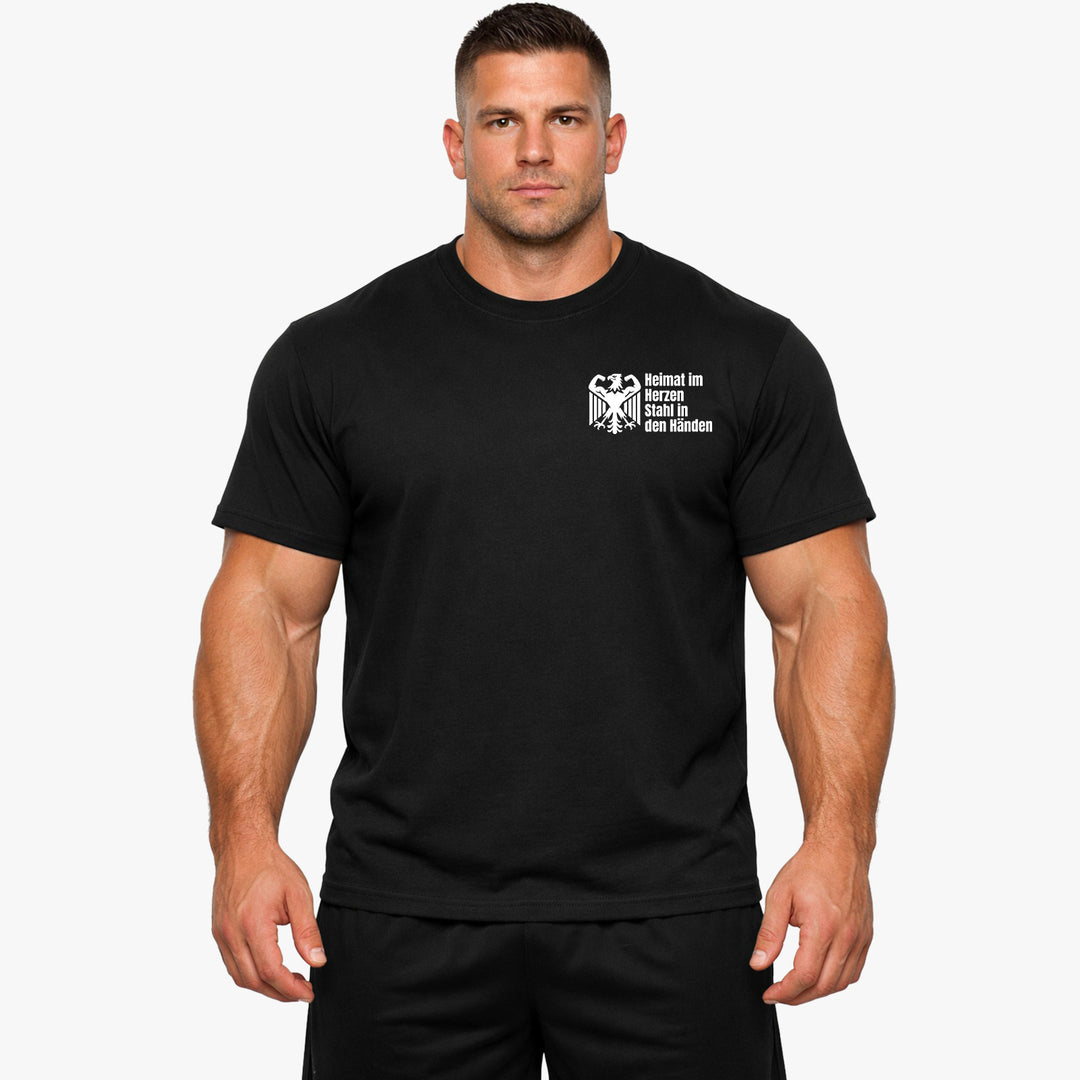 Hjem i hjertet t-shirt