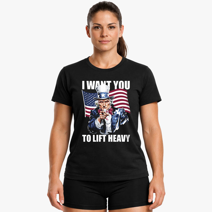Jeg vil have dig til at løfte tung t-shirt