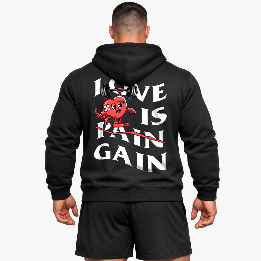 L’amour est un gain (Backprint) Sweat à capuche